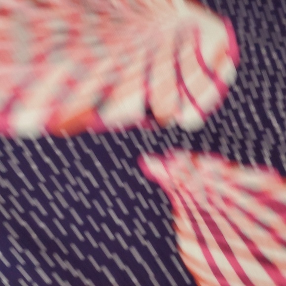 Lily Pulitzer KARI seashell Rayon Dress Size Small Navy & Pink - Picture 4 of 9